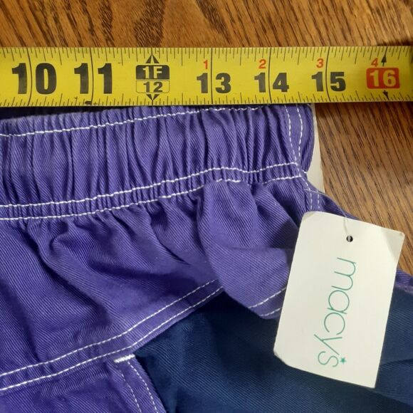 Vtg Ocean Pacific OP Mens L Oversize Baggy Purple Utility Shorts Made In USA NWT - Picture 8 of 11
